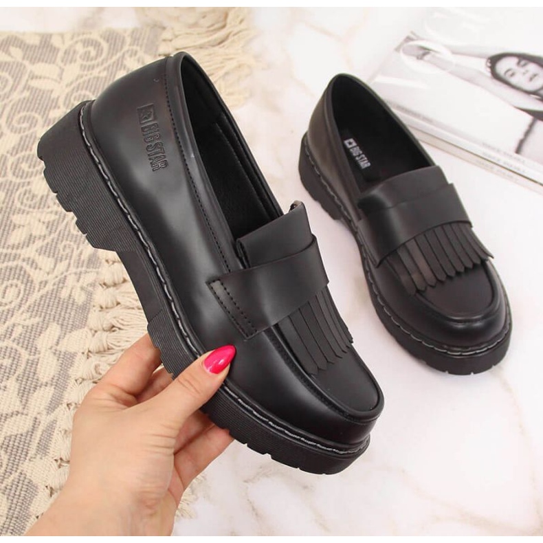 Pantofi Big Star W II274100 INT1566 negru 1