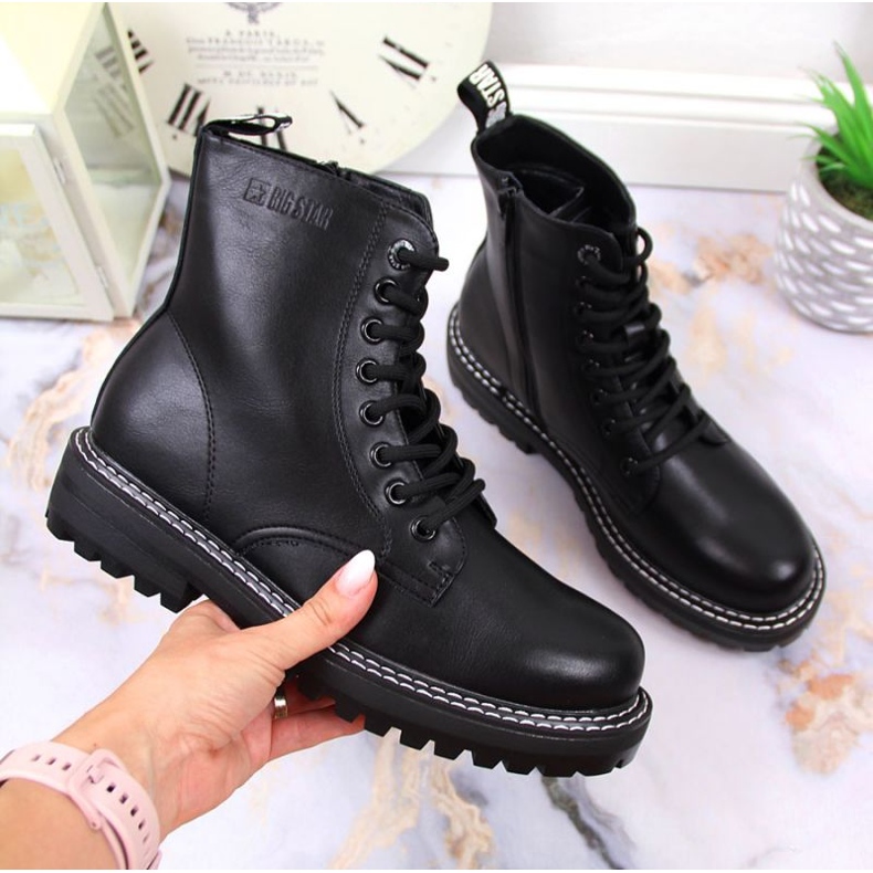 Pantofi Big Star W INT1753A negru 1