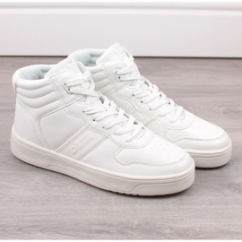 Pantofi sport pentru bărbați adidași pentru gleznă alb Big Star KK174134 1