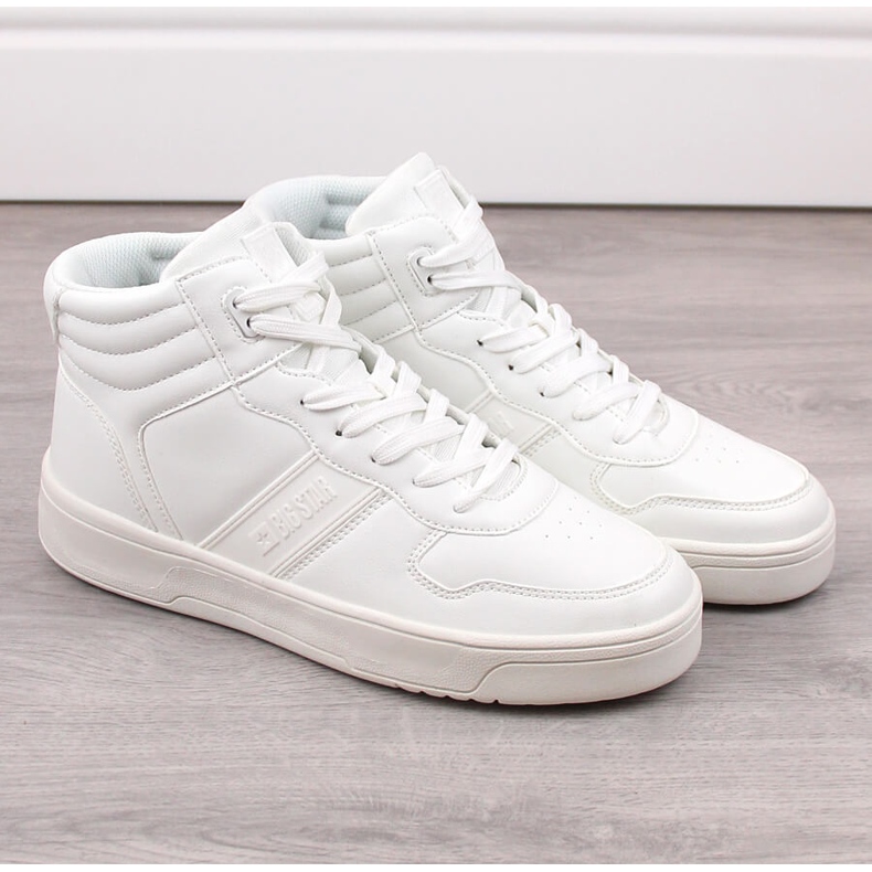 Pantofi sport pentru bărbați adidași pentru gleznă alb Big Star KK174134 1