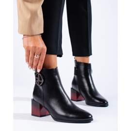 W. Potocki Cizme negre de damă pe postul Potocki negru 1 W. Potocki Cizme negre de damă pe postul Potocki negru 1