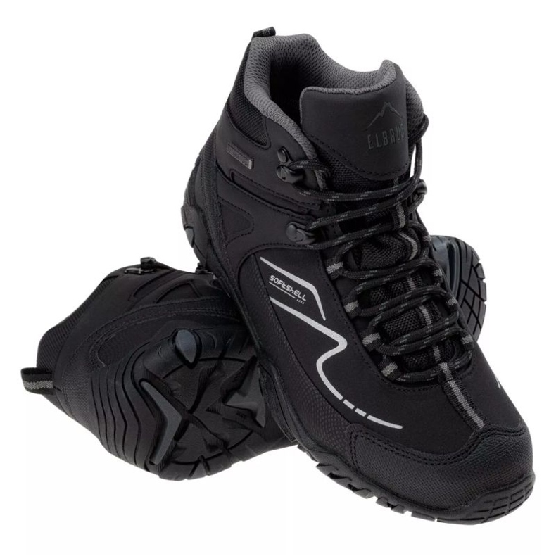 Pantofi Elbrus Maash Mid Wp Teen 92800377078 negru 1