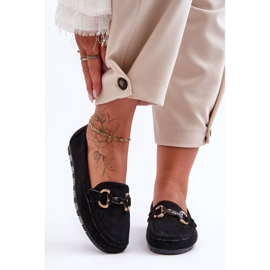 PG1 Mocasini De Dama De piele intoarsa Cu Decorat Negru Dionira 1 PG1 Mocasini De Dama De piele intoarsa Cu Decorat Negru Dionira 1