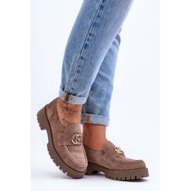 Laura Messi Pantofi De Damă De Căprioară Cu Decor Bej Inchis Rosefalls 1 Laura Messi Pantofi De Damă De Căprioară Cu Decor Bej Inchis Rosefalls 1