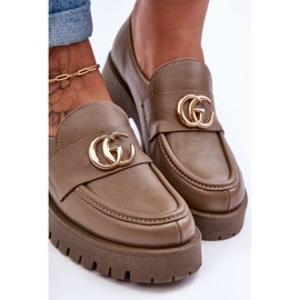 Laura Messi Pantofi Dama Piele Cu Decoratie Bej Inchis Rosefalls 2 Laura Messi Pantofi Dama Piele Cu Decoratie Bej Inchis Rosefalls 2