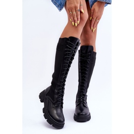 PS1 Cizme plate negru Itona 2 PS1 Cizme plate negru Itona 2