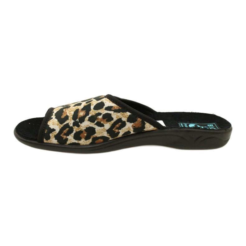 Adanex 16833 papuci dama leopard negru 2