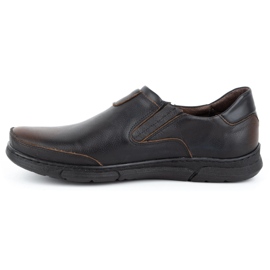 Polbut Mocasini slip-on pentru barbati J51 kabir negru 1