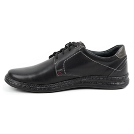 Olivier Pantofi casual barbati din piele 930MA negru 1