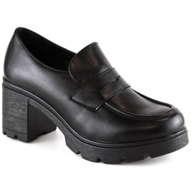 Pantofi pe post Potocki W WOL166A negru 4