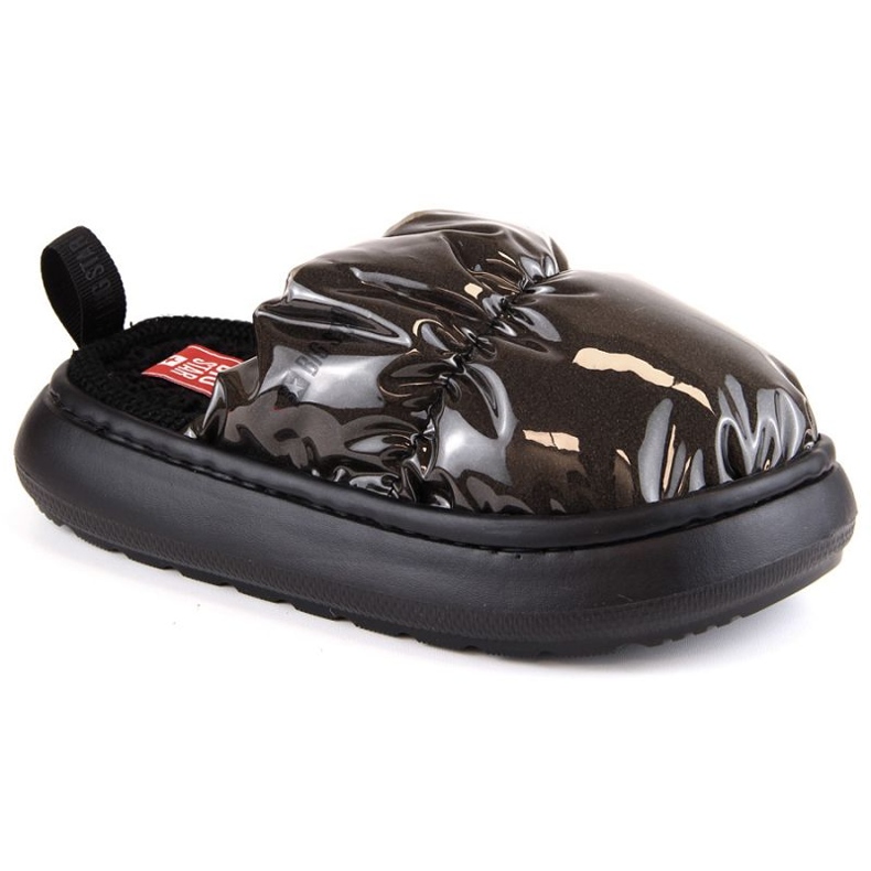 Papuci de casă metalizat Big Star W INT1910 negru 2