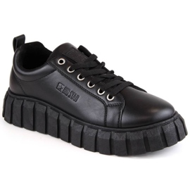 Pantofi cu platformă Big Star W INT1919 negri negru 2