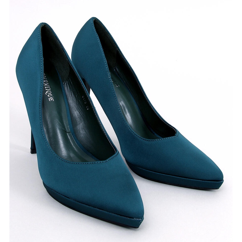 Pompe stiletto Inness Dark Green verde 1