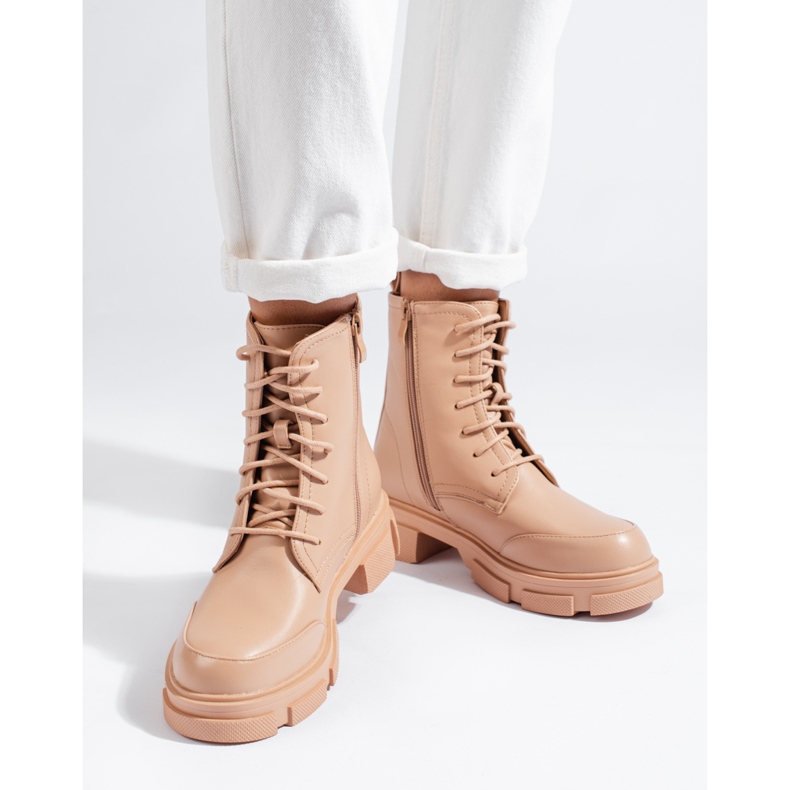 Geanta de dama bej cu siret 2