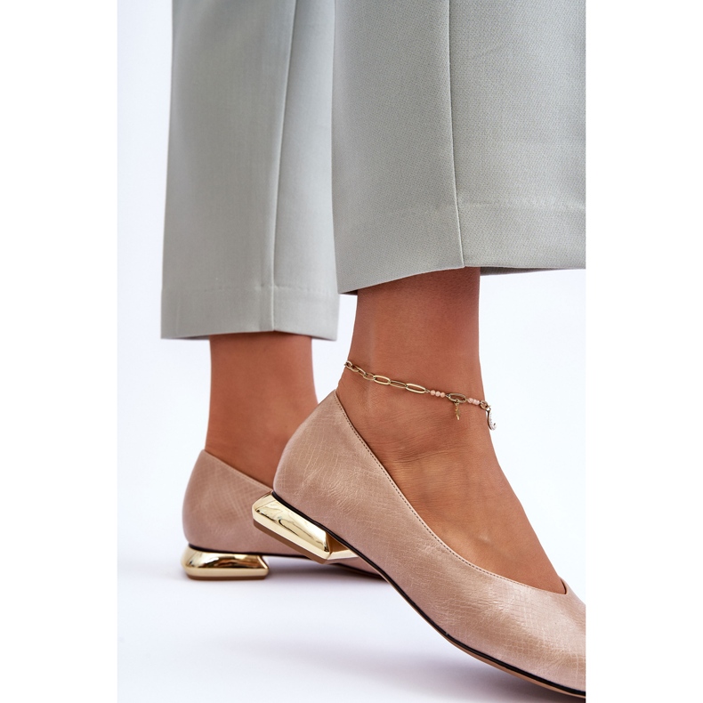 PD1 Tocuri Plate Piele Bej Vaani 2