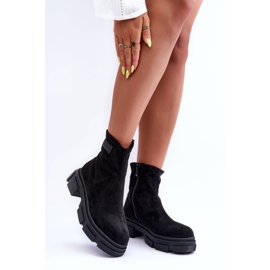 Vergilia Suede Classic Warm Boots Negru 2