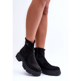 Vergilia Suede Classic Warm Boots Negru 1