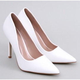 Pompe stiletto Carra White alb 1 Pompe stiletto Carra White alb 1