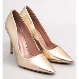 Pompe stiletto Carra Gold de aur 1
