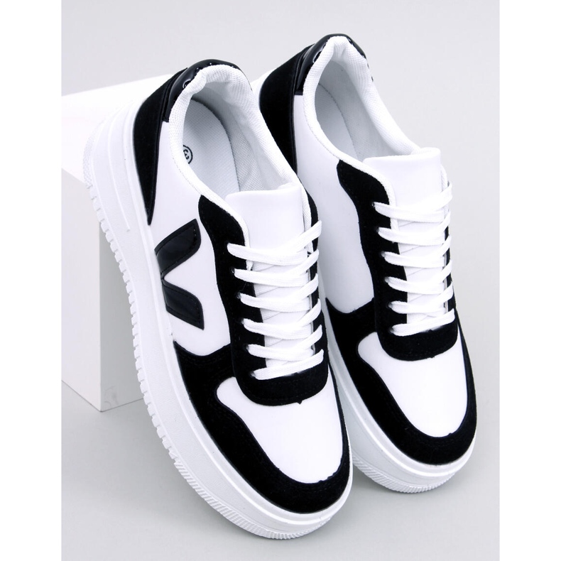 Tenisi dama Pyles Black alb 1