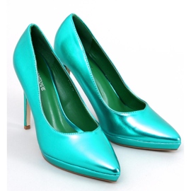 Pompe stiletto Blume Green verde 1