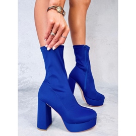 Cizme cu platformă Baldacci Blue albastru 4