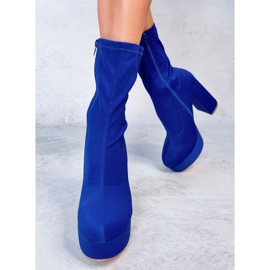 Cizme cu platformă Baldacci Blue albastru 5