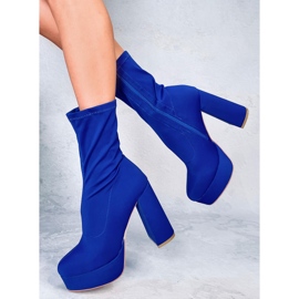 Cizme cu platformă Baldacci Blue albastru 3