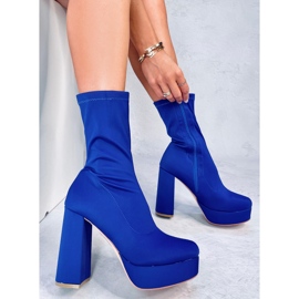 Cizme cu platformă Baldacci Blue albastru 2