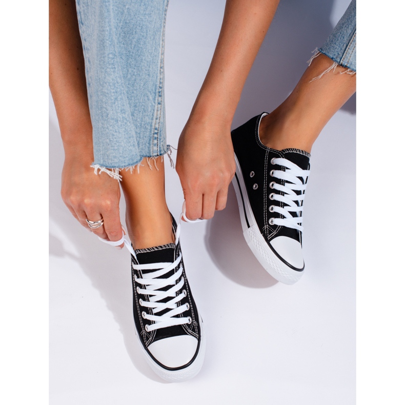 Tenisi de dama Shelovet negri clasici negru 1