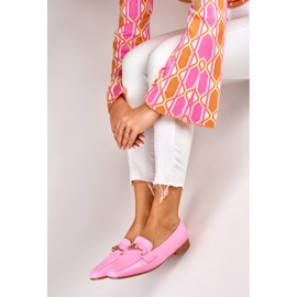 Pantofi plati roz 2
