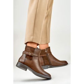 Cizme casual maro de dama 1