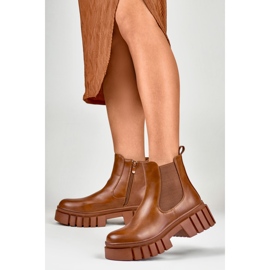 Cizme de lucru maro de dama Veris 2