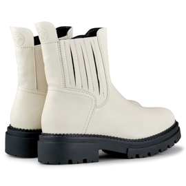 Pantofi de dama din piele ecologica bej deschis de la Dany 1