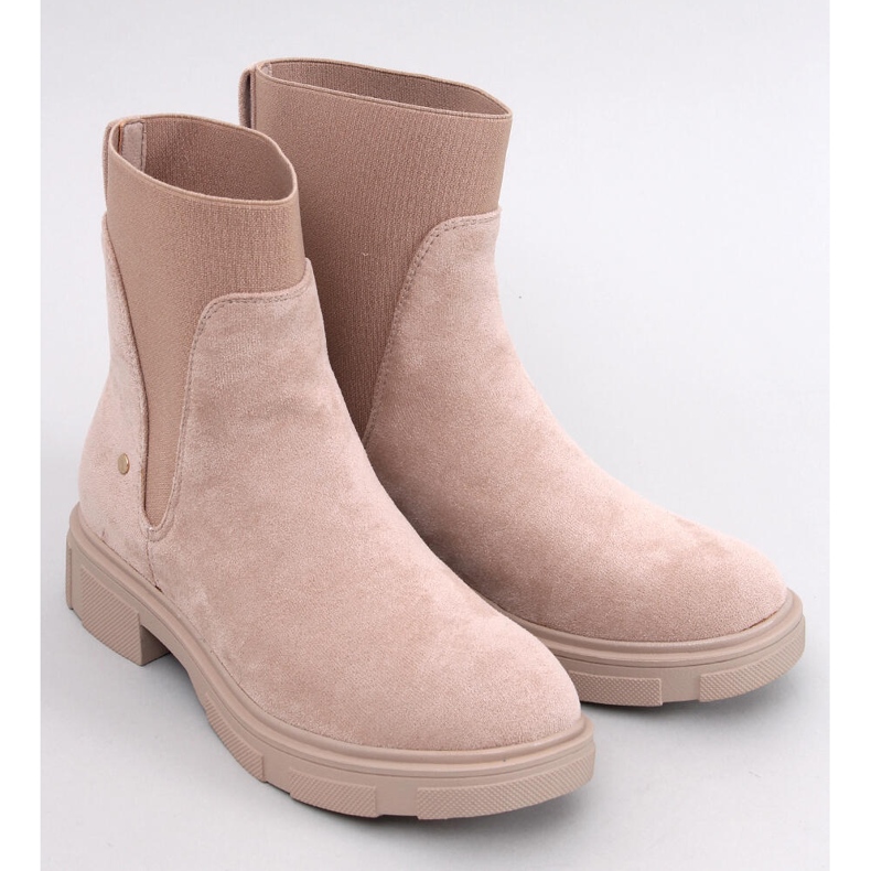 Cizme Chelsea de damă Mead Khaki bej 1