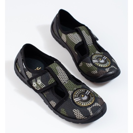 Adidași Shelovet cu velcro pentru băieți gri 1