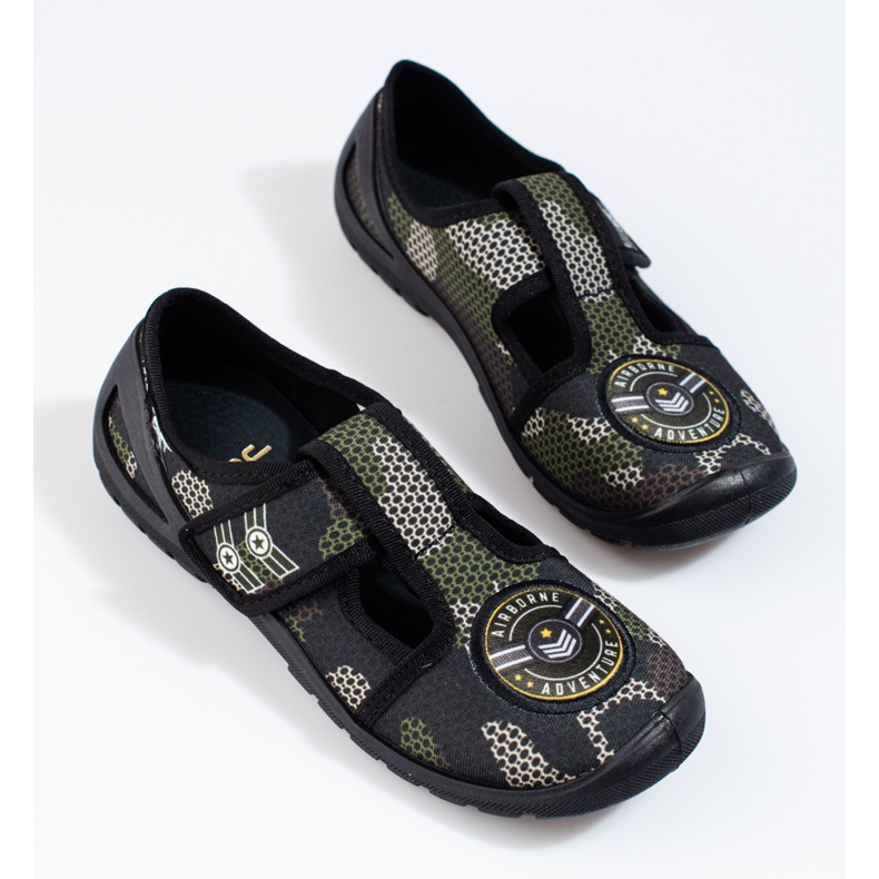 Adidași Shelovet cu velcro pentru băieți gri 1