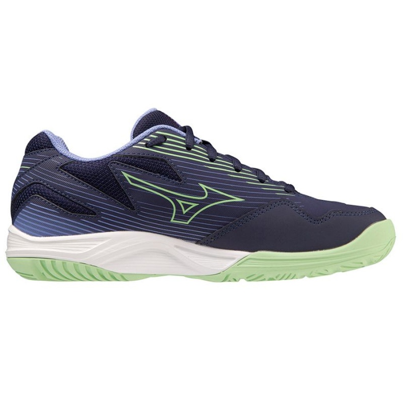 Pantofi de volei Mizuno Cyclone Speed 4 Jr V1GD231011 albastru albastru 1