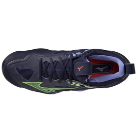 Pantofi de volei Mizuno Wave Momentum 3 M V1GA231211 albastru marin albastru 3