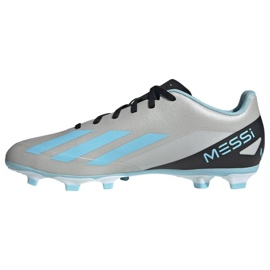 Pantofi de fotbal Adidas X Crazyfast Messi.4 FxG M IE4072 gri nuanțe de gri 1