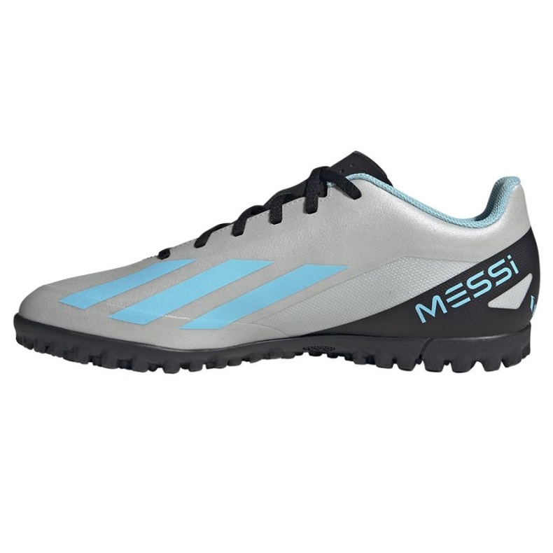 Pantofi de fotbal Adidas X Crazyfast Messi.4 Tf M IE4069 gri nuanțe de gri 1 Pantofi de fotbal Adidas X Crazyfast Messi.4 Tf M IE4069 gri nuanțe de gri 1