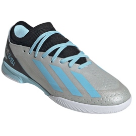 Pantofi de fotbal Adidas X Crazyfast Messi.3 In Jr IE4075 argint 3