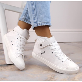 Pantofi sport izolați înalți, albi, Big Star V274541F 1