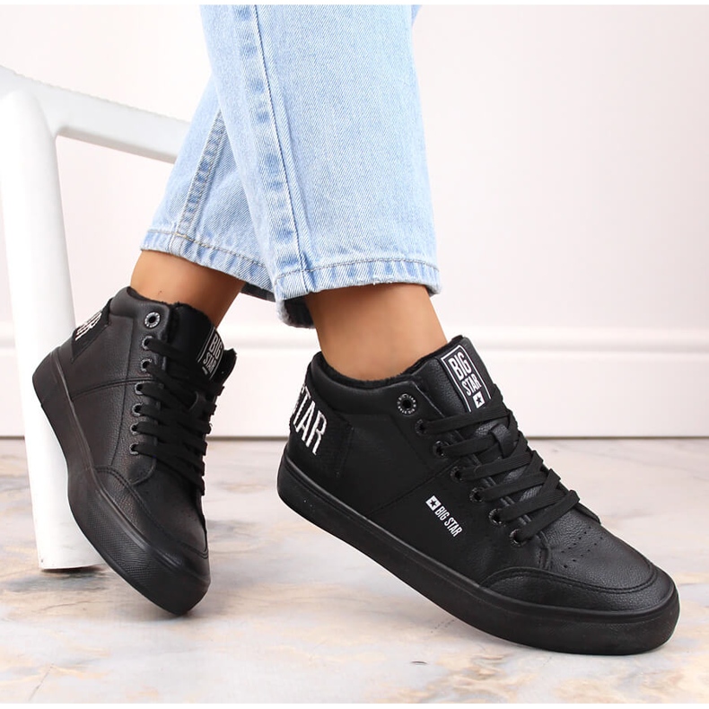 Tenisi izolați negri Big Star EE274351 negru 1 Tenisi izolați negri Big Star EE274351 negru 1