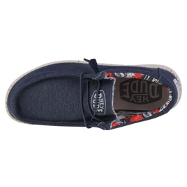 Hey Dude Hei Dude Wally Stretch Canvas M 40022-425 pantofi albastru 2