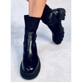 Botine elastice Shaffer negre negru 3
