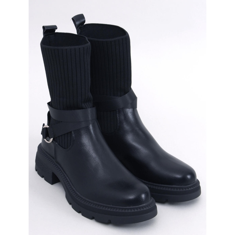 Botine elastice Shaffer negre negru 1