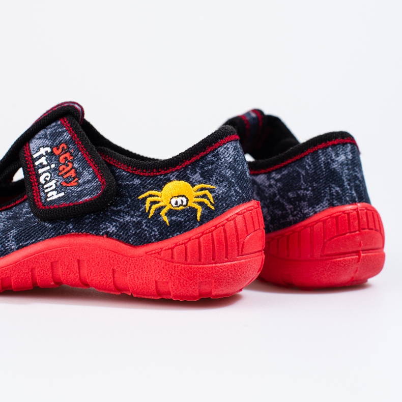 Papuci de păianjen negru și roșu de la Shelovet albastru 1