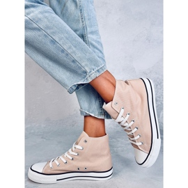 Adidași din pânză Jude Khaki glezna bej 1 Adidași din pânză Jude Khaki glezna bej 1