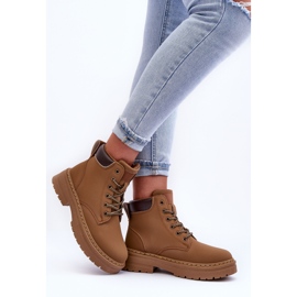 Cizme Trapper damă Warm Beige închis Corbin bej 2